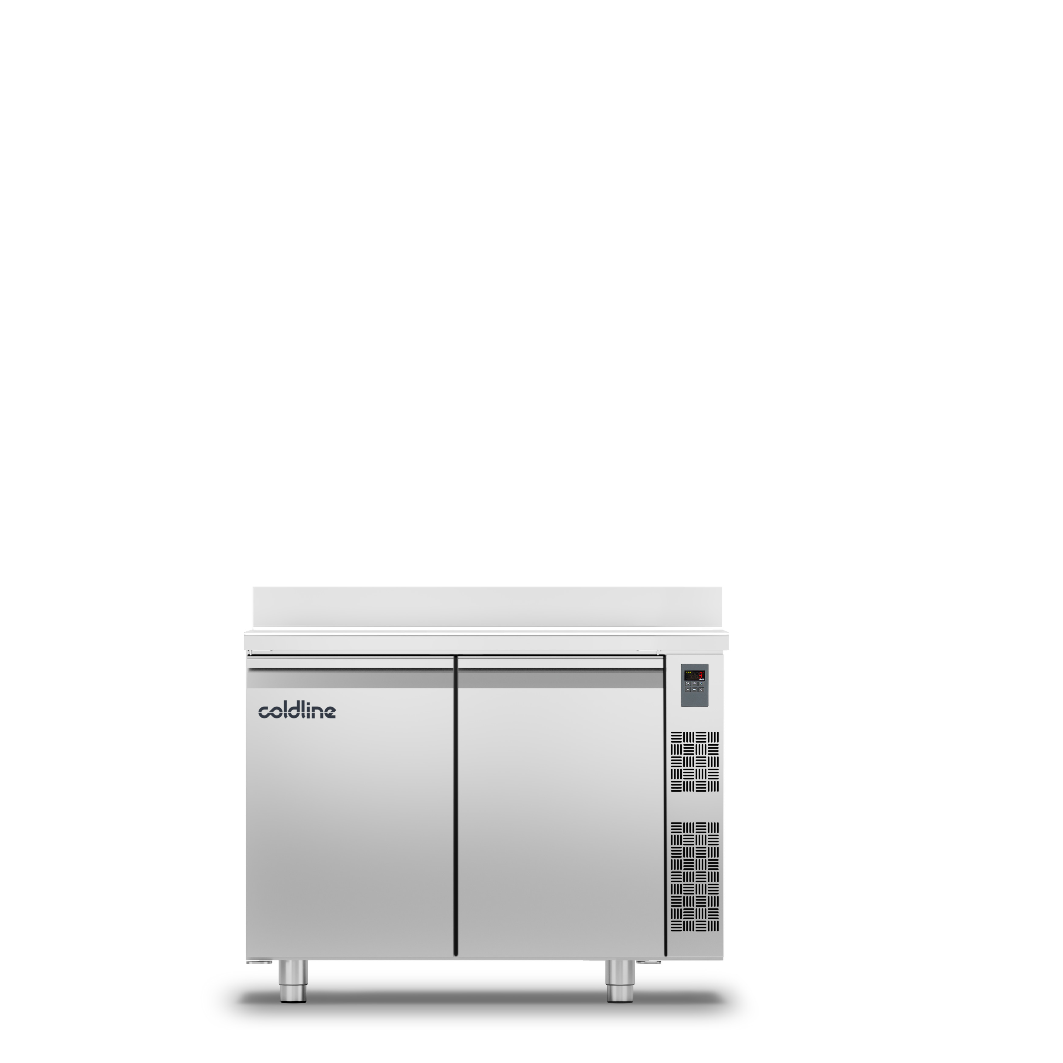 Table réfr. pos. 2 portes, sans groupe, sans plan de trav. 1090x680x810